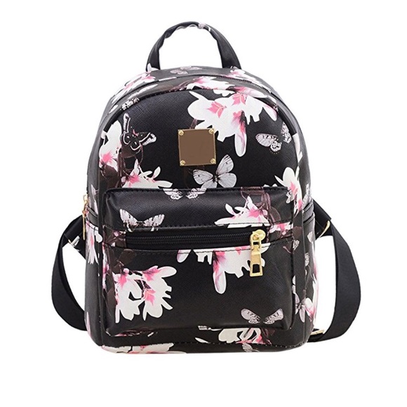 🖤🌺Mini Floral Backpack - Picture 2 of 8